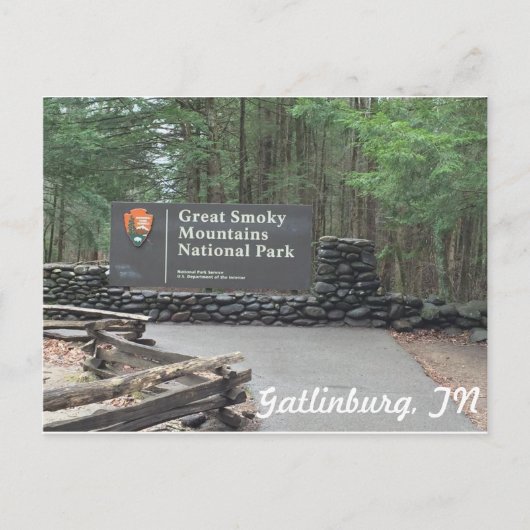 Carte postale de Great Smoky Mountains (Devant)