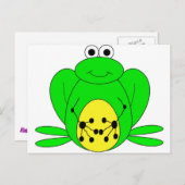 Carte postale de grenouille (Devant / Derrière)