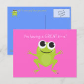 Carte postale de grenouille (Devant / Derrière)