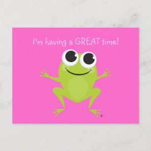 Carte postale de grenouille