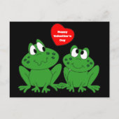 Carte postale de grenouilles Heureuses Saintes-Val (Devant)