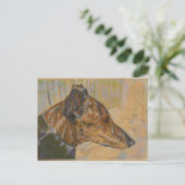 Carte postale de Greyhound Art (Debout devant)