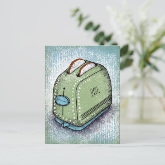 Carte postale de grille-pain (Debout devant)