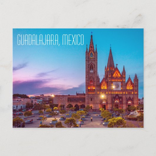 Carte postale de Guadalajara, Mexique (Devant)