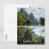 Carte postale de Guilin, Chine (Devant / Derrière)
