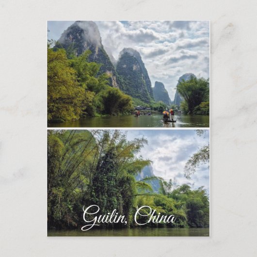 Carte postale de Guilin, Chine (Devant)