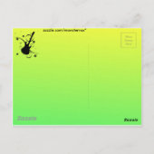 Carte postale de guitare (Dos)