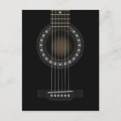 Carte postale de guitare acoustique (Devant)