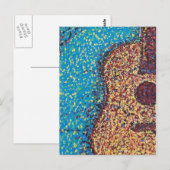 Carte postale de guitare d'Impresionist (Devant / Derrière)