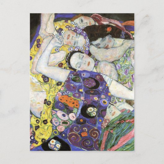 Carte Postale ~ de Gustav Klimt la Vierge (Devant)