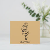 Carte postale de Guy Diarrhea bizarre (Debout devant)