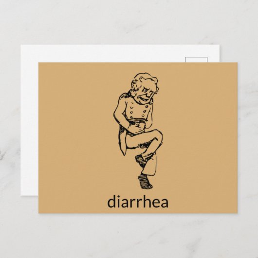 Carte postale de Guy Diarrhea bizarre (Devant / Derrière)