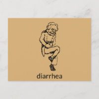 Carte postale de Guy Diarrhea bizarre