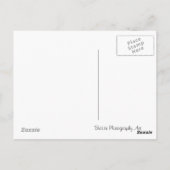 Carte postale de GWB dans des tons bleus (Dos)