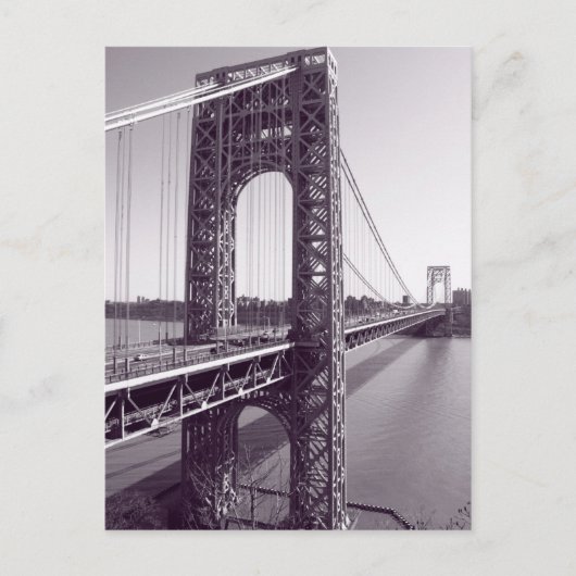 Carte postale de GWB dans des tons bleus (Devant)