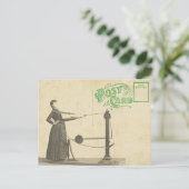 Carte postale de gym vintage 1900 (Debout devant)