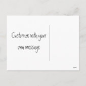 Carte postale de Halloween de partie de fantôme, (Dos)