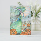 Carte postale de Halloween en transit (Debout devant)