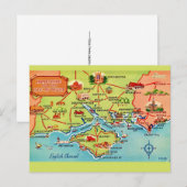 Carte postale de Hampshire & Île de Wight (Devant / Derrière)