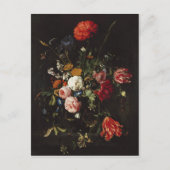 Carte Postale de Heem peinture de vase de fleurs (Devant)