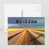 Carte postale de Hi-Line Montana (Devant / Derrière)