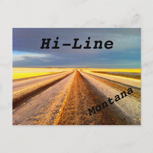 Carte postale de Hi-Line Montana (Devant)