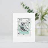 Carte postale de hibou (Debout devant)