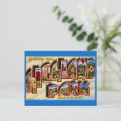 Carte postale de Highland Park (Debout devant)