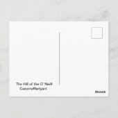 Carte postale de Hill of the O'Neill (Dos)