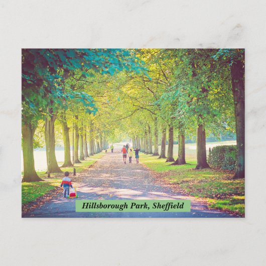 Carte postale de Hillsborough Park, Sheffield (Devant)