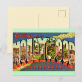 Carte postale de Hollywood (Devant / Derrière)