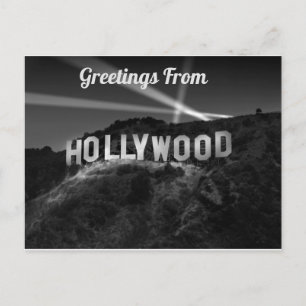 Carte postale de Hollywood