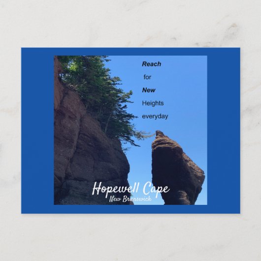 Carte postale de Hopewell Cape, Nouveau-Brunswick (Devant)