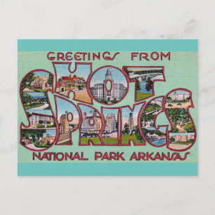 Carte postale de Hot Springs National Park Arkansa