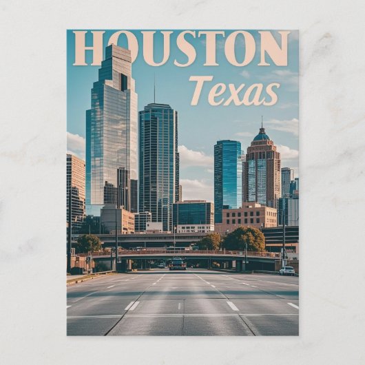 Carte postale de Houston Texas (Devant)