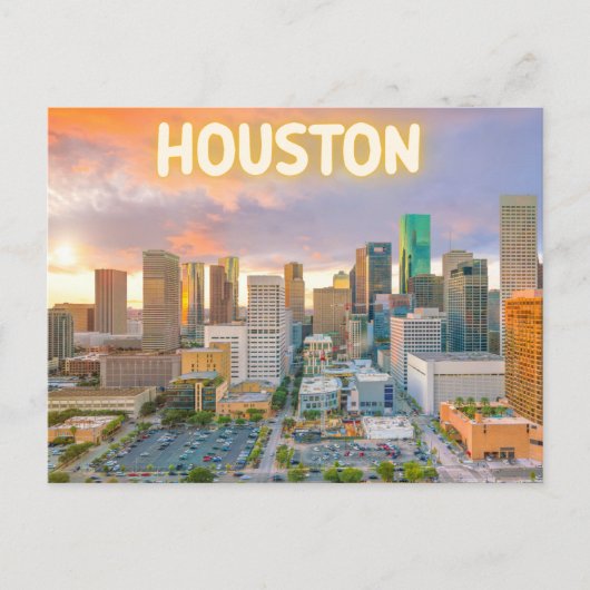 Carte postale de Houston Texas (Devant)