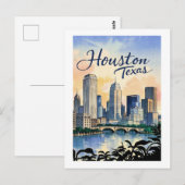 Carte postale de Houston Texas (Devant / Derrière)
