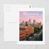 Carte postale de Houston Texas (Devant / Derrière)
