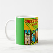 Carte postale de Houston Texas sur mug (Gauche)