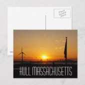 Carte postale de Hull Massachusetts | Brad Hines (Devant / Derrière)