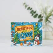 Carte postale de IOWA (Debout devant)
