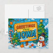 Carte postale de IOWA (Devant / Derrière)