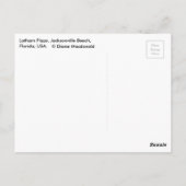 Carte postale de Jacksonville Beach, Floride (Dos)