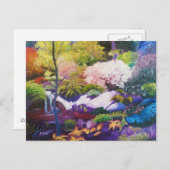 Carte postale de jardin botanique de Seattle (Devant / Derrière)