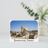 Carte postale de Jérusalem, Israël (Debout devant)