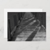 Carte postale de jetée sombre (Devant / Derrière)