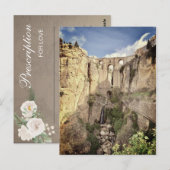 Carte postale de jeu de Baby Shower pour le pont d (Devant / Derrière)