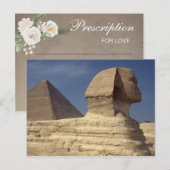 Carte postale de jeu de shower de mariage Pyramide (Devant / Derrière)