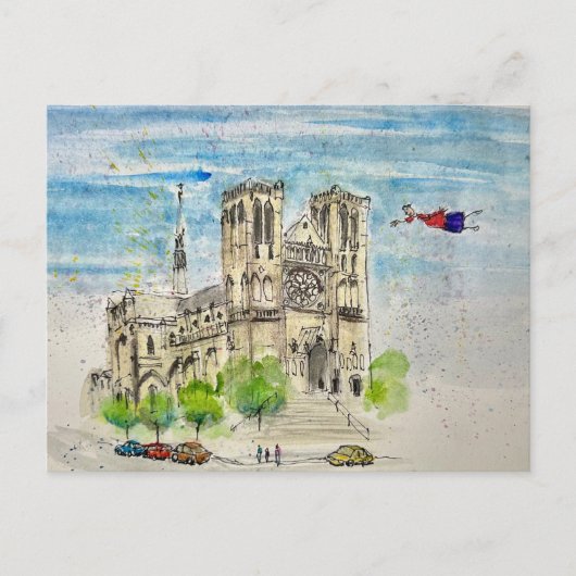 Carte postale de Joanna en vol (Devant)