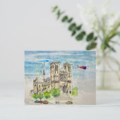 Carte postale de Joanna en vol (Debout devant)